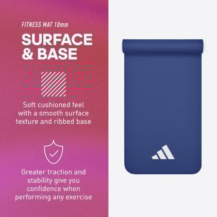 เสื่อฟิตเนส 10 มม. ADIDAS ADMT-11015BL-NL สีน้ำเงิน_7